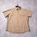 Craghoppers Shirt Mens XL Reg Fit Beige Short Sleeve Outdoor Hiking Travel Nosi