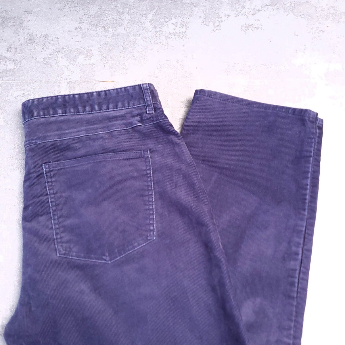 Rohan Cords Mens W36 S Blue Corduroy Cotton Trousers Regular Fit 5-Pocket