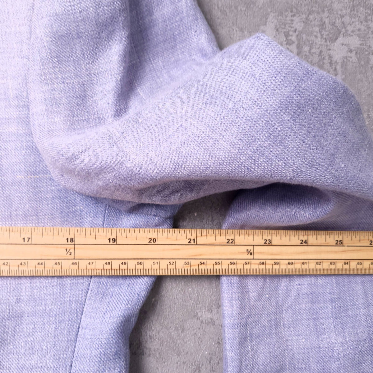 Moss Linen Blazer Jacket Mens 40R Tailored Fit Light Blue Sport Coat