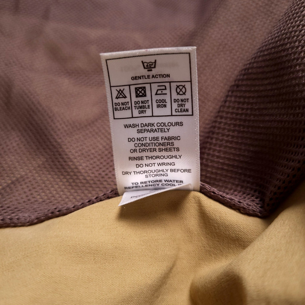 Rohan Crossborder Jacket Mens Small Tan Stretch Mesh Lined Windbreaker