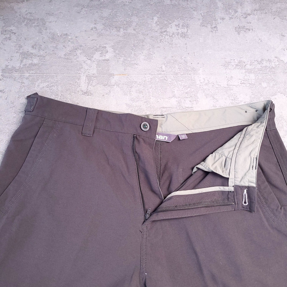 Rohan Stronghold Trousers Mens W38 L30 Regular Fit Grey Walking Outdoor Chinos