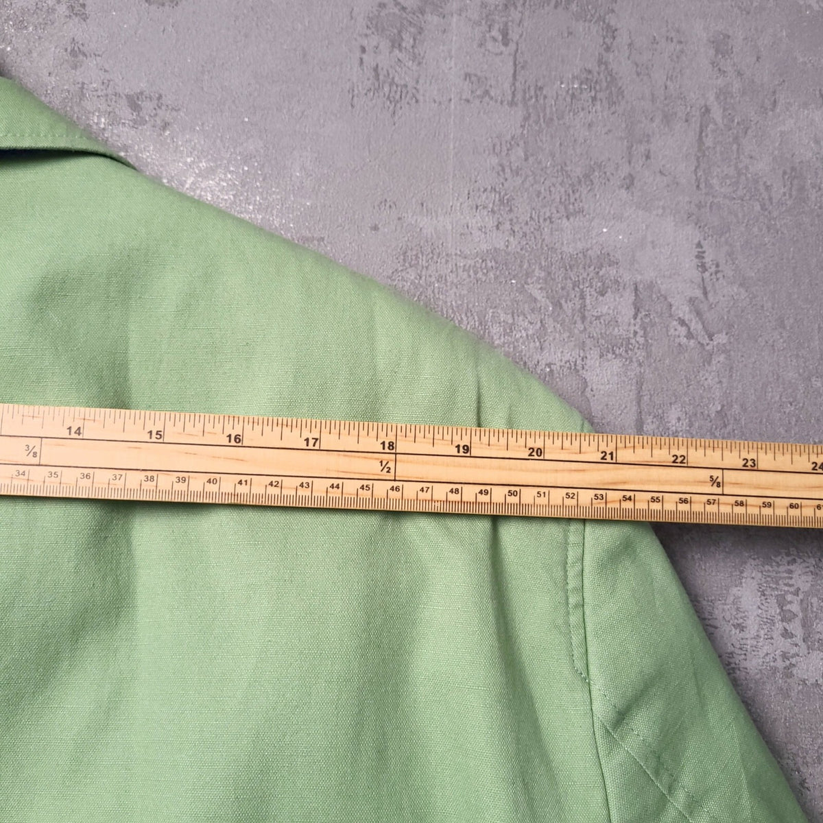 Brook Taverner Linen Cotton Blazer Jacket Mens 52R Regular Fit Green Sport Coat