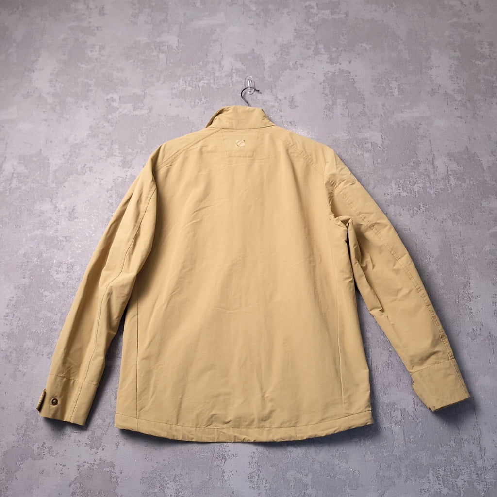 Rohan Crossborder Jacket Mens Small Tan Stretch Mesh Lined Windbreaker