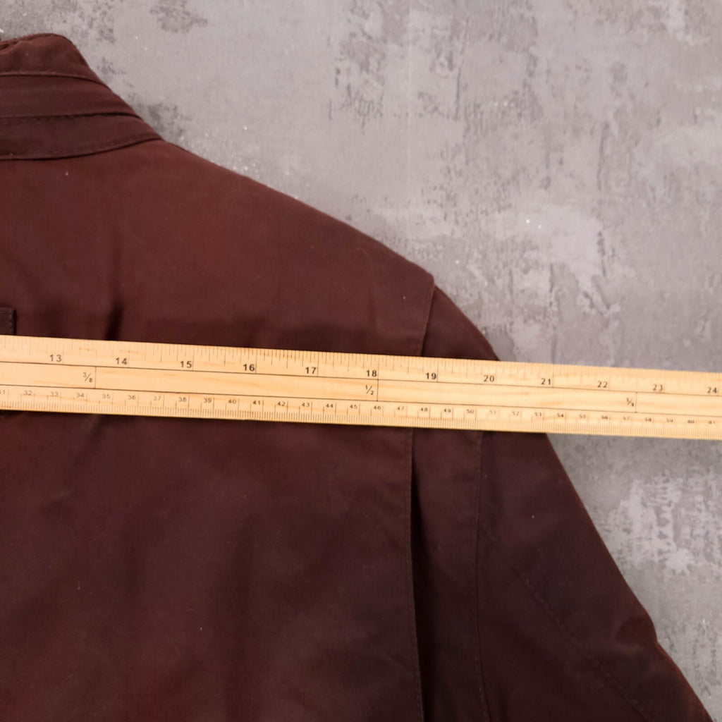 Barbour Corbridge Wax Jacket Mens XXL Regular Fit Brown Quilted Field Coat