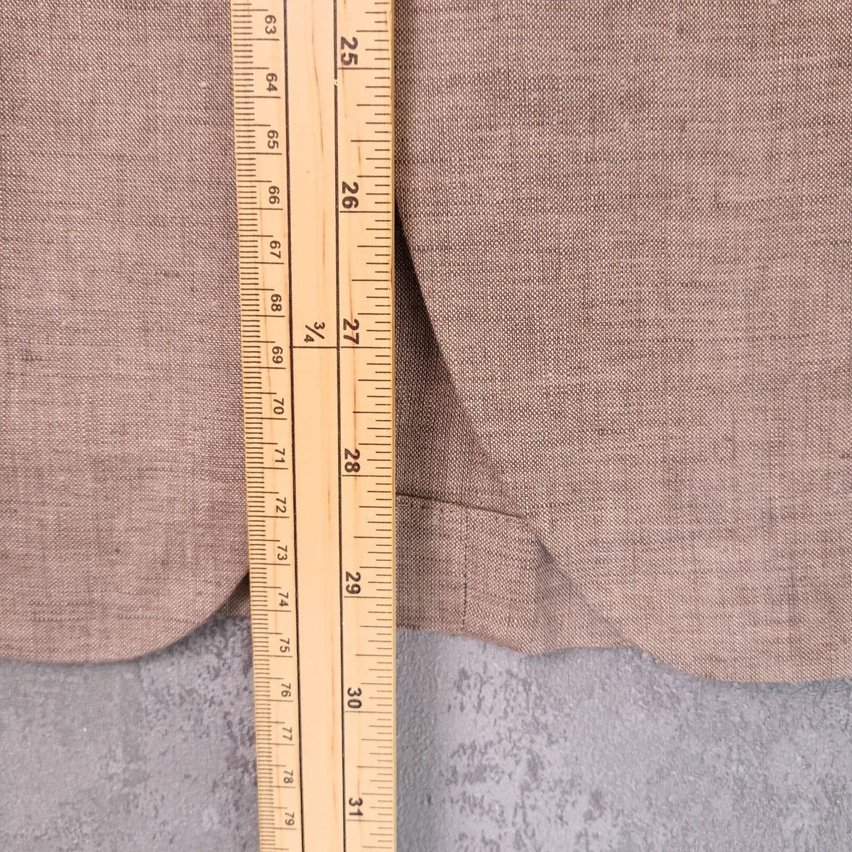 Hackett Linen Blazer Jacket Mens 42R Regular Fit Tan Sport Coat Two Button
