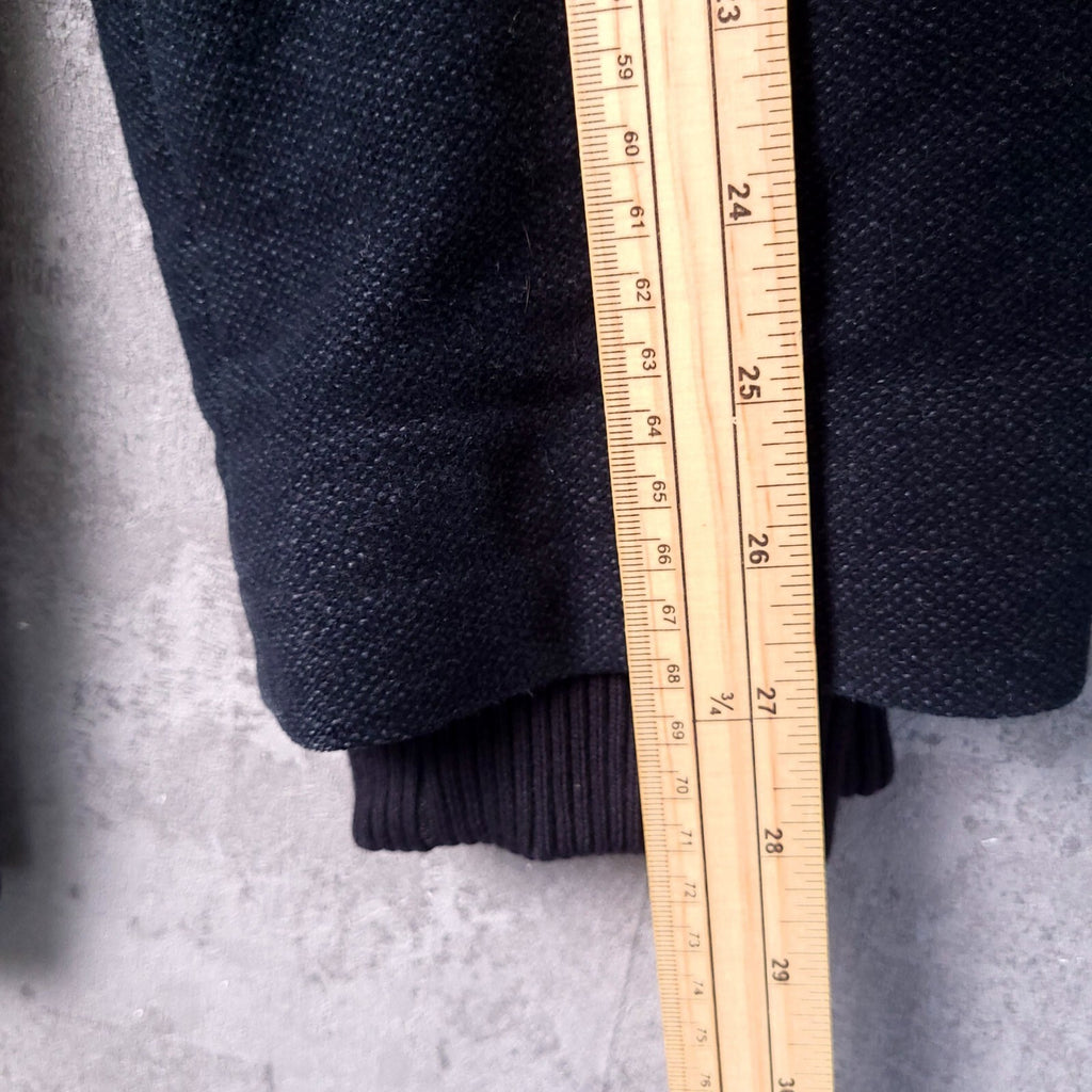 Marks & Spencer Autograph Moleskin Jacket Mens XXL Long Black Italian Fabric