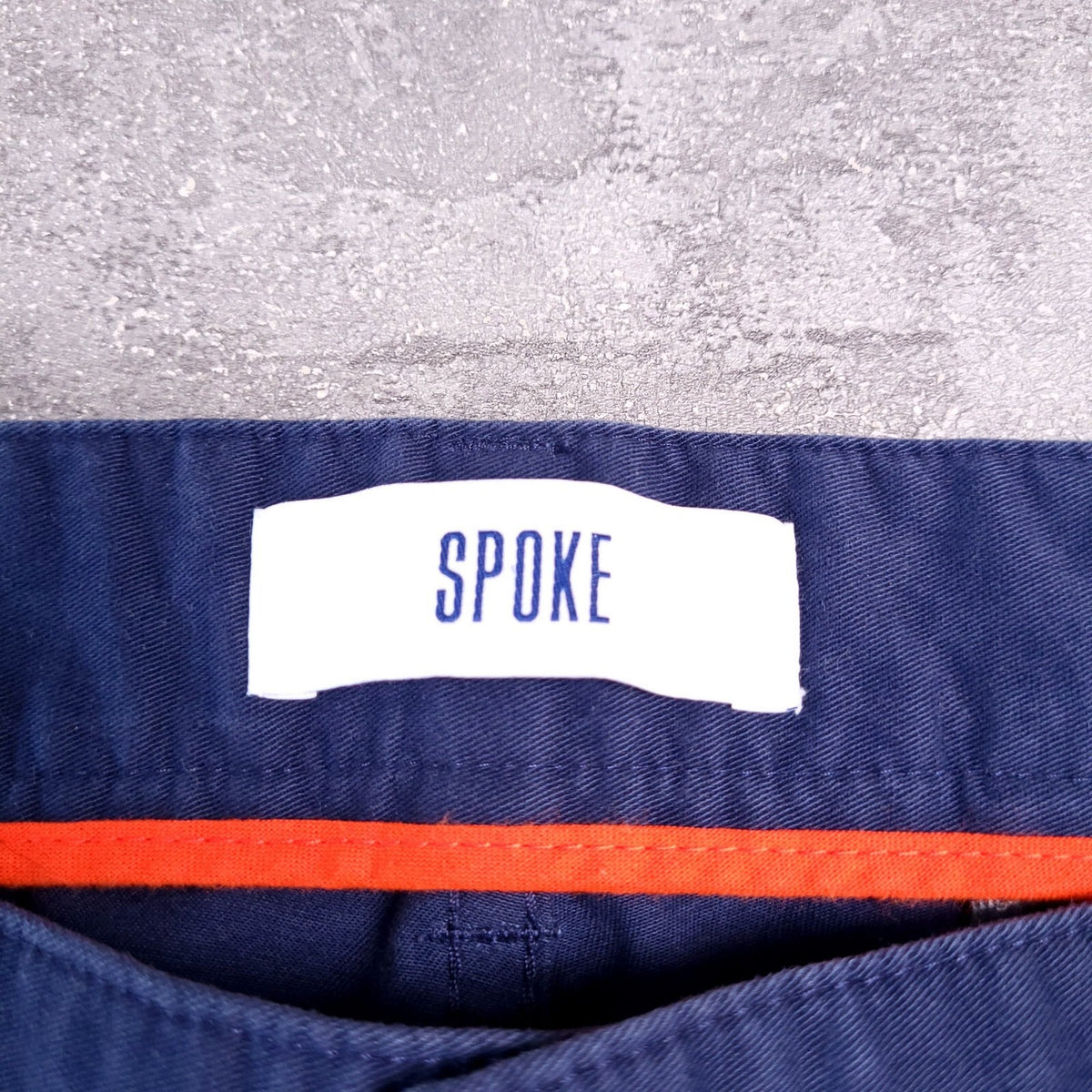 Spoke Heroes Chinos Trousers Build A Mens W33 L28 Regular Fit Navy Blue