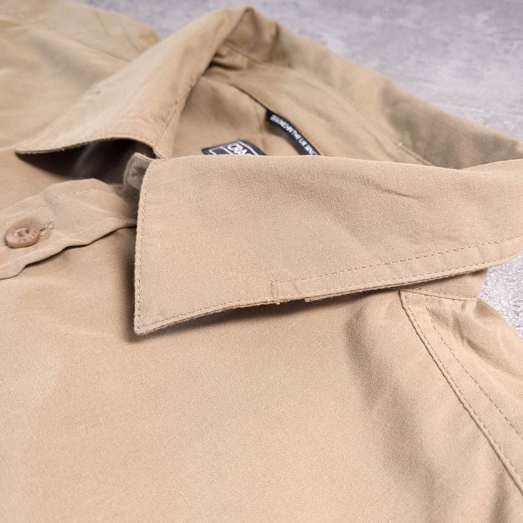 Craghoppers Shirt Mens XL Reg Fit Beige Short Sleeve Outdoor Hiking Travel Nosi