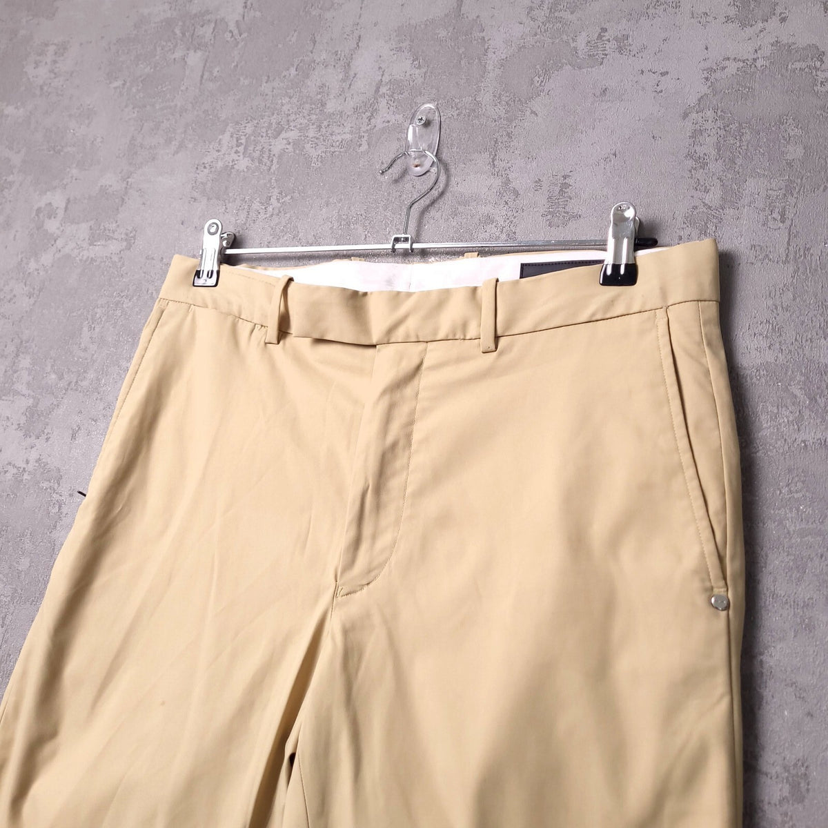 RLX Ralph Lauren Trousers Mens W32 L30 Slim Fit Beige Chinos Golf Performance