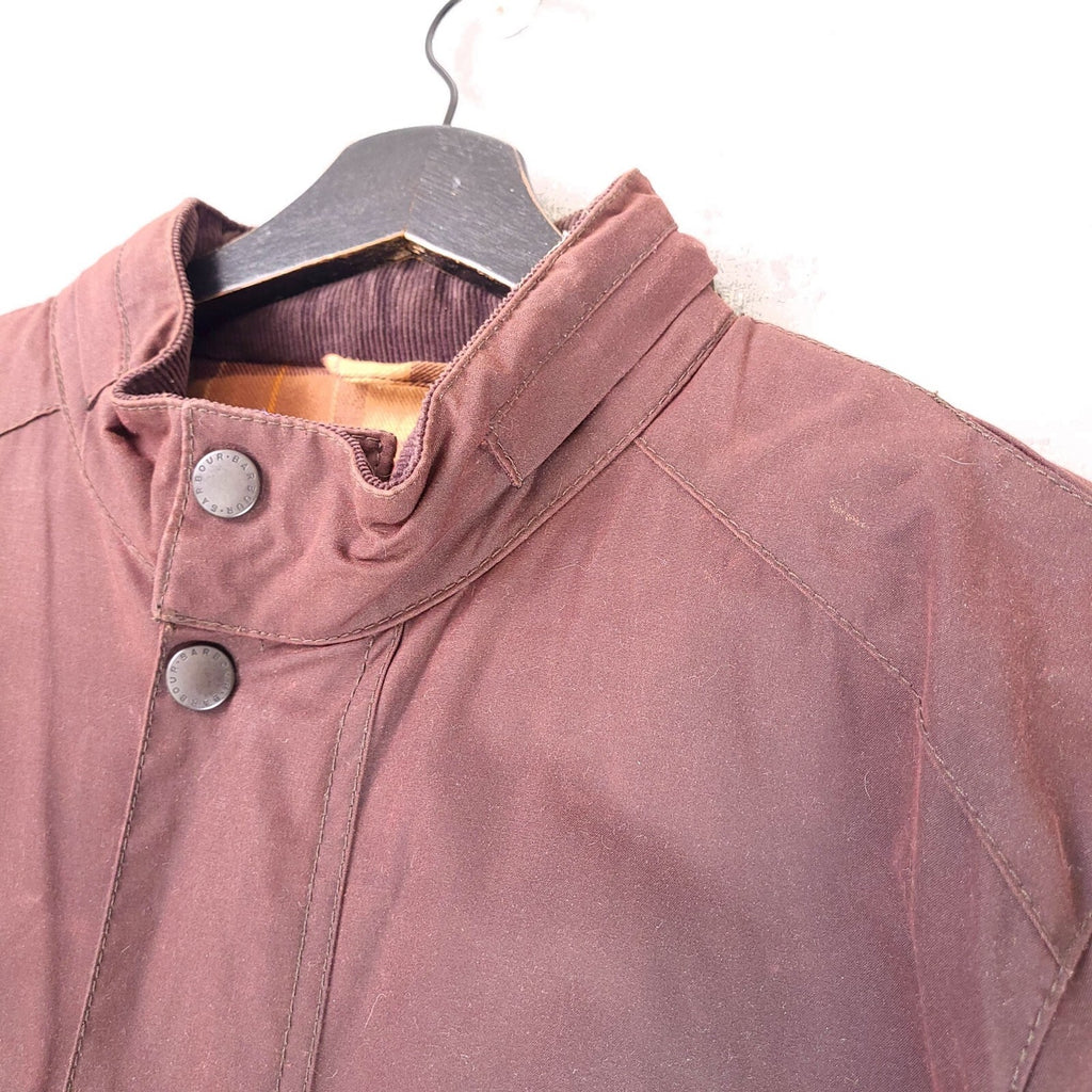 Barbour Corbridge Wax Jacket Mens XXL Regular Fit Brown Quilted Field Coat