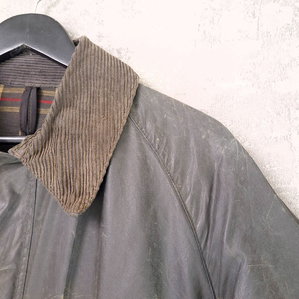 Barbour Wax Bedale Jacket Mens C48 Regular Olive Green Country Vintage