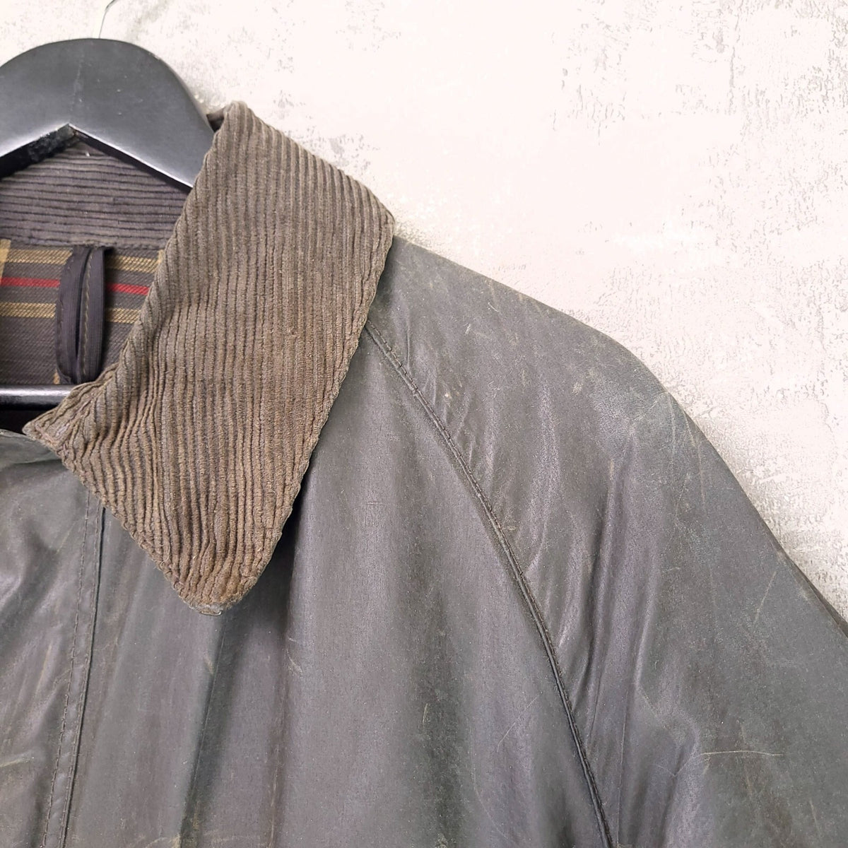 Barbour Wax Bedale Jacket Mens C48 Regular Olive Green Country Vintage