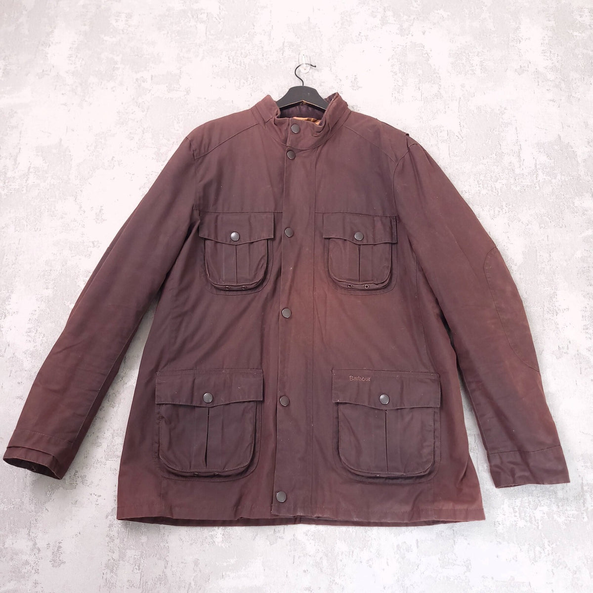 Barbour Corbridge Wax Jacket Mens XXL Regular Fit Brown Quilted Field Coat