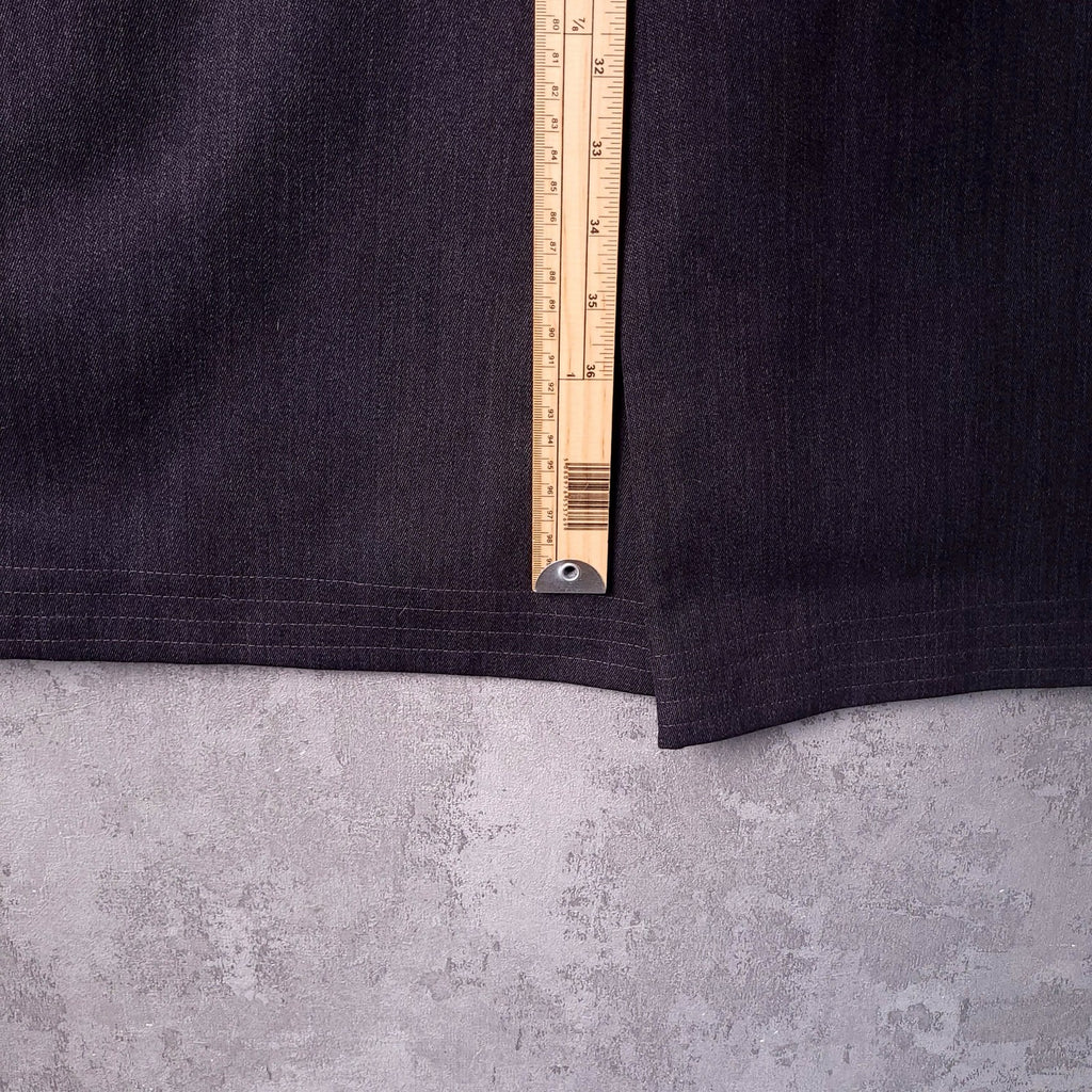 Samuel Windsor Wool Overcoat Mens 42R Reg Fit Grey Velvet Collar Crombie Coat