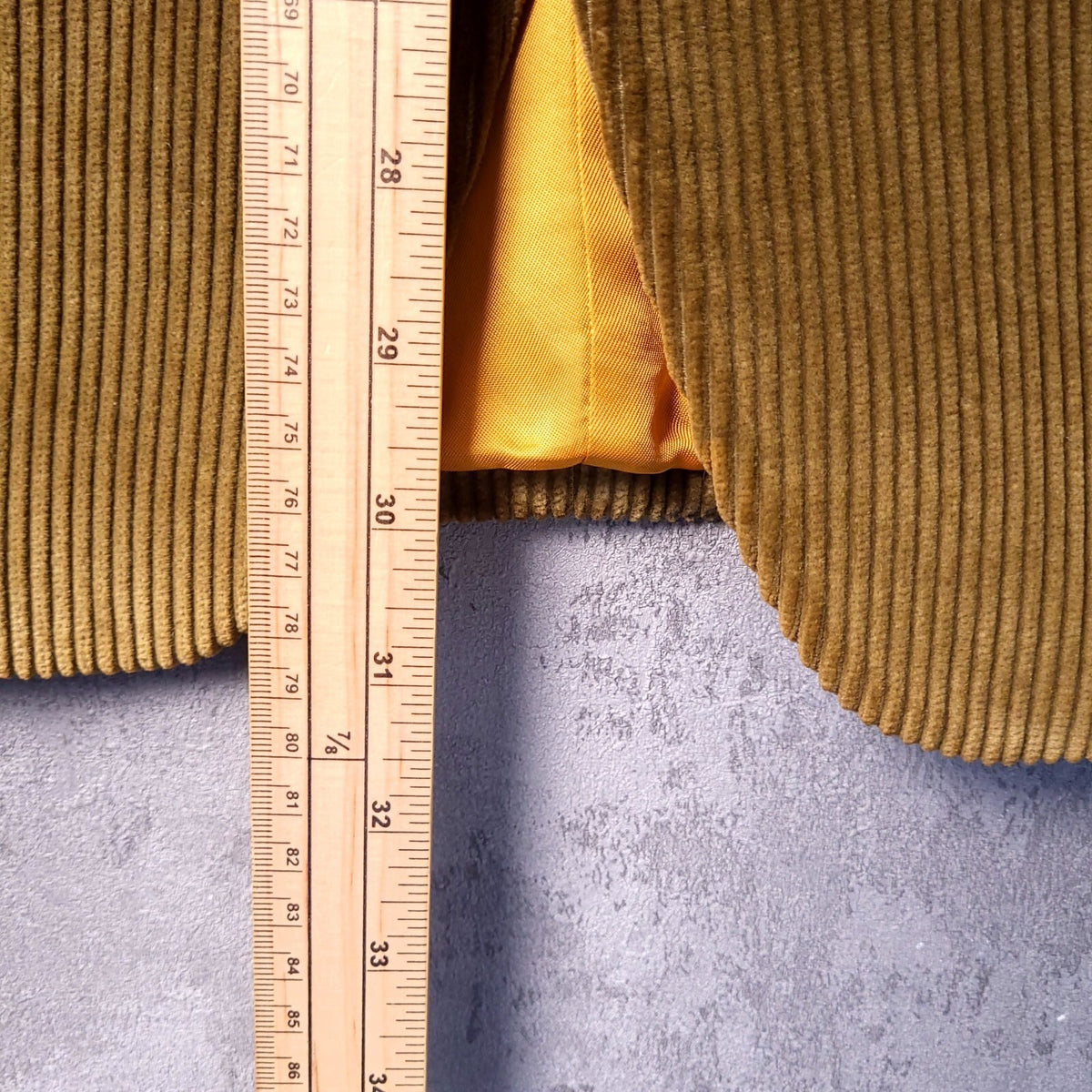 Magee Corduroy Blazer Jacket Mens 40R Regular Fit Tan Brown Cotton Sport Coat