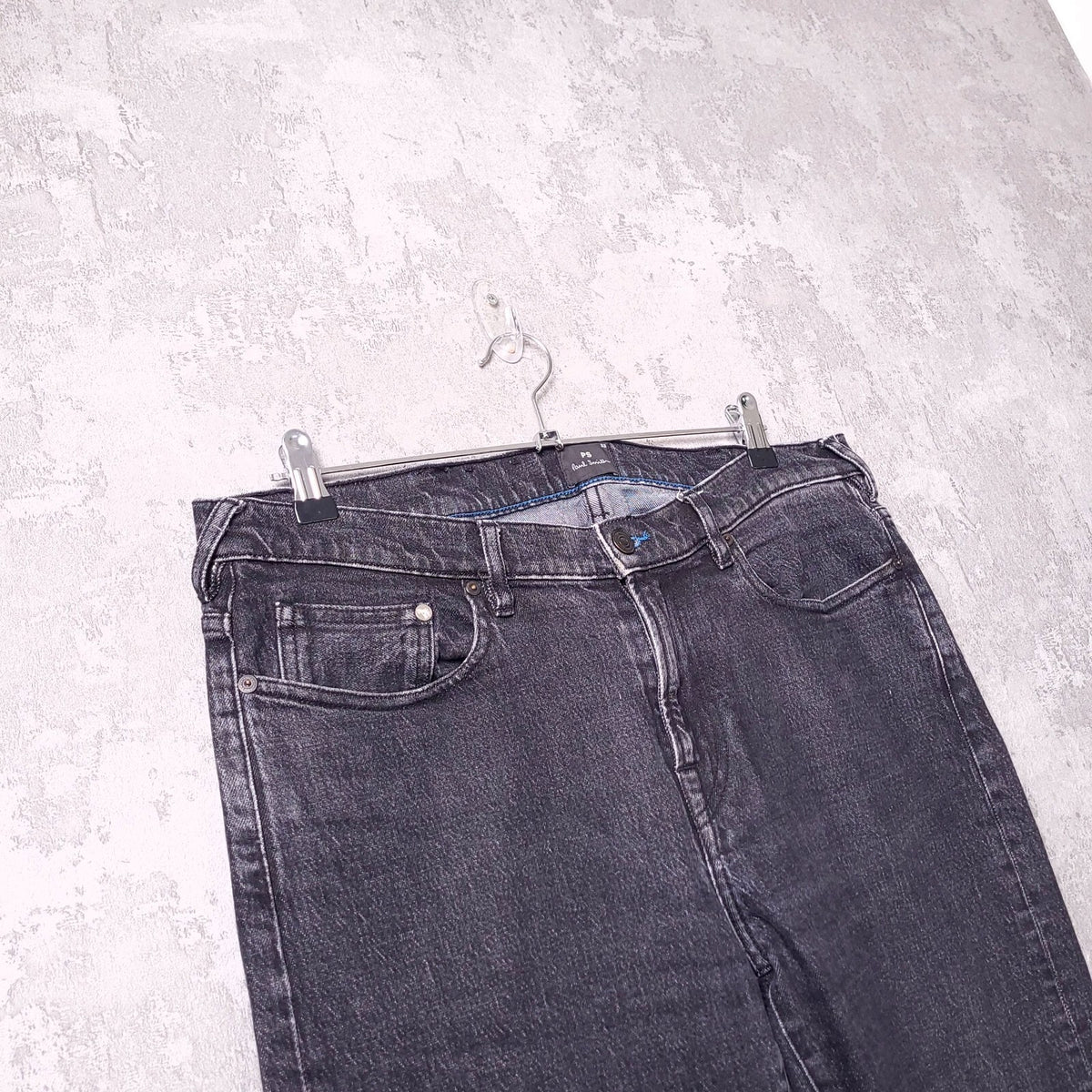 PS Paul Smith Jeans Mens 33L Black Denim Slim Fit Dark Wash Stretch