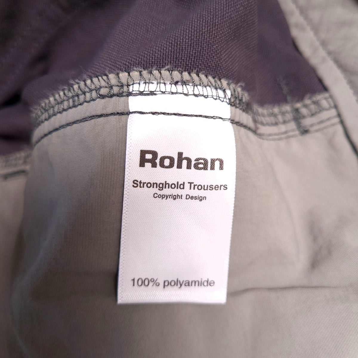Rohan Stronghold Trousers Mens W38 L30 Regular Fit Grey Walking Outdoor Chinos