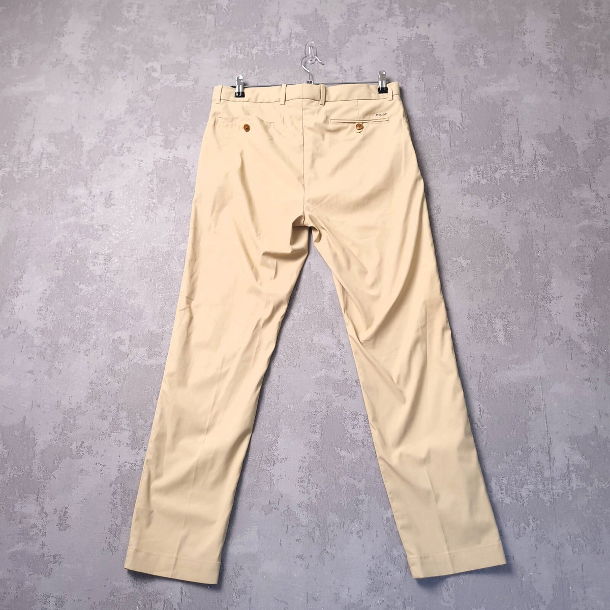 RLX Ralph Lauren Trousers Mens W32 L30 Slim Fit Beige Chinos Golf Performance