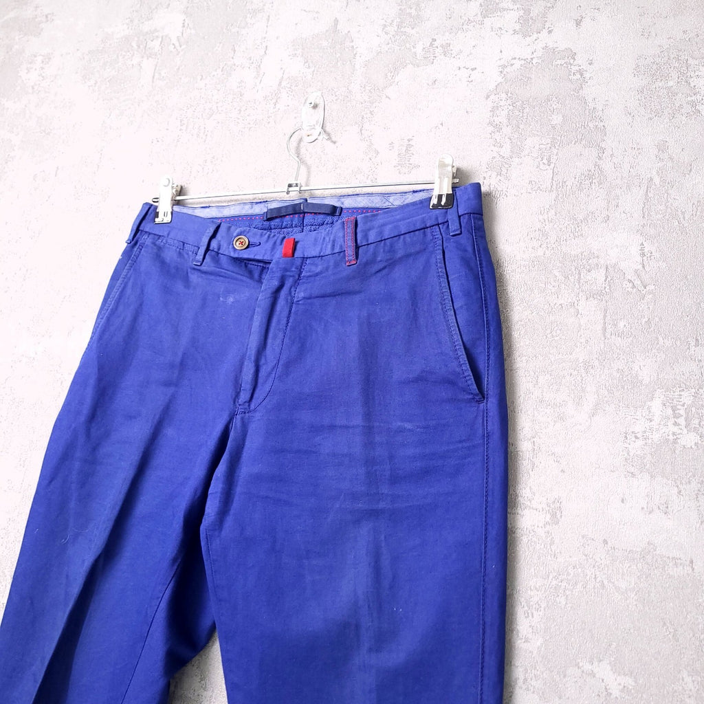 Trotter & Deane Trousers Chinos Mens W30 L28 Regular Fit Blue Limited Edition