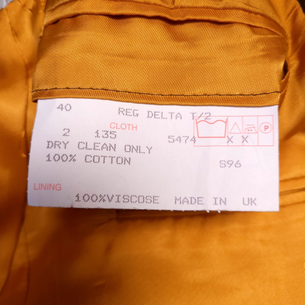 Magee Corduroy Blazer Jacket Mens 40R Regular Fit Tan Brown Cotton Sport Coat
