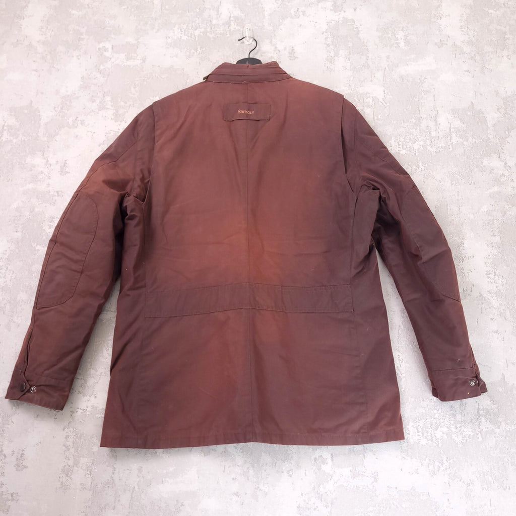 Barbour Corbridge Wax Jacket Mens XXL Regular Fit Brown Quilted Field Coat