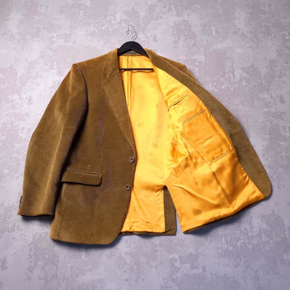 Magee Corduroy Blazer Jacket Mens 40R Regular Fit Tan Brown Cotton Sport Coat