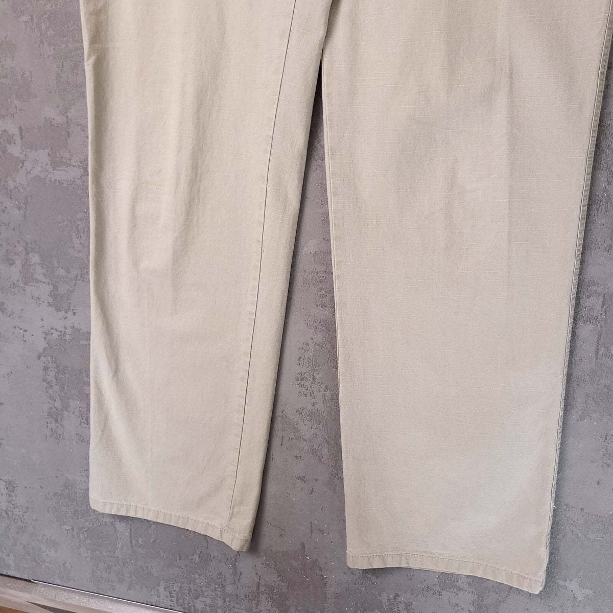 Meyer Trousers Mens W38 L34 Regular Fit Beige Cotton Stretch Chinos