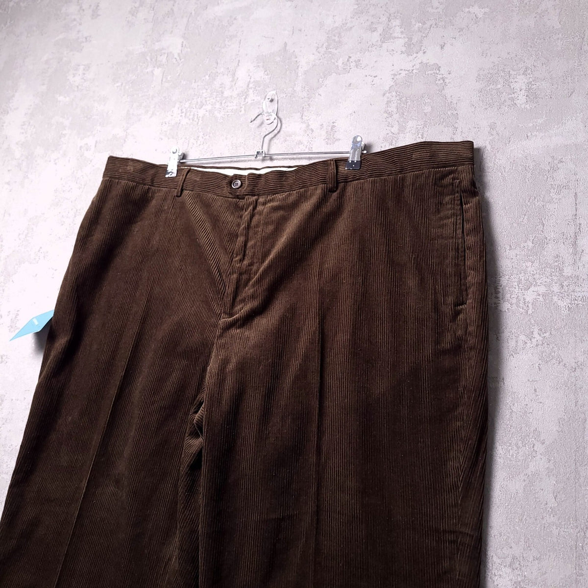 Greenwoods Escape Corduroy Trousers Mens 50R Regular Fit Brown Cotton Cords