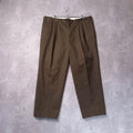Orvis Trousers Chinos Mens W42 L30 Regular Fit Olive Green Cotton Pleated