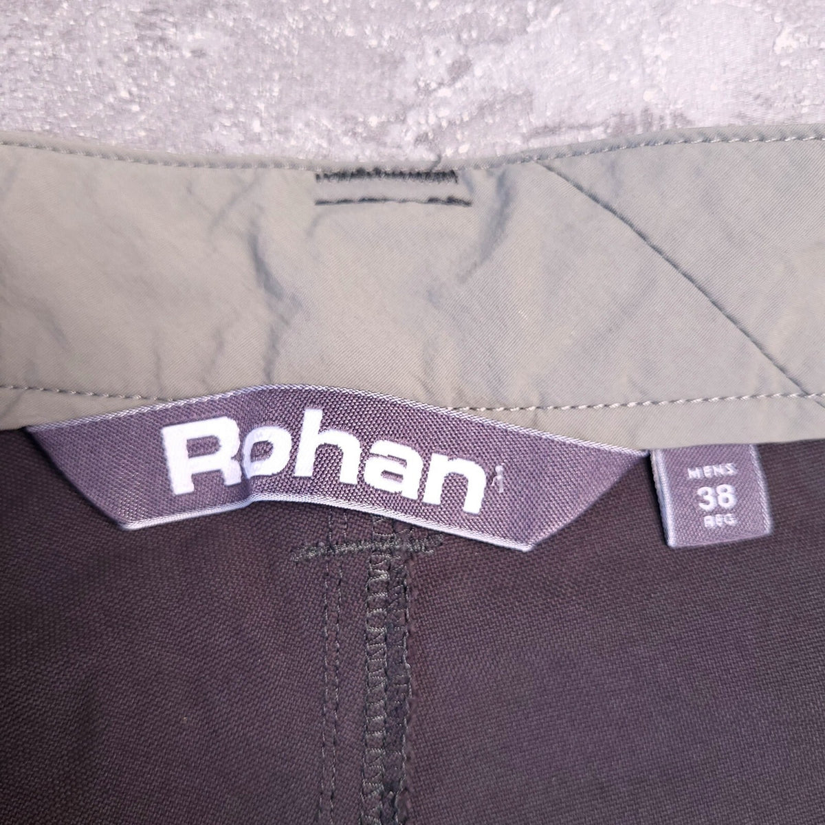 Rohan Stronghold Trousers Mens W38 L30 Regular Fit Grey Walking Outdoor Chinos