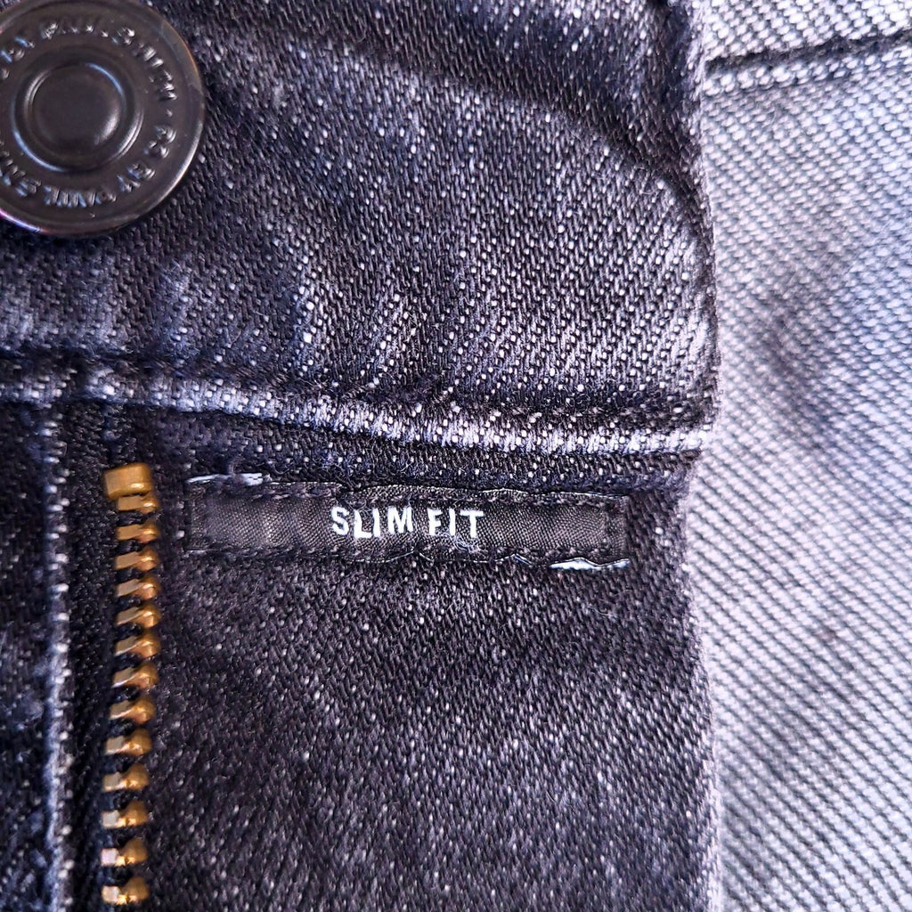 PS Paul Smith Jeans Mens 33L Black Denim Slim Fit Dark Wash Stretch