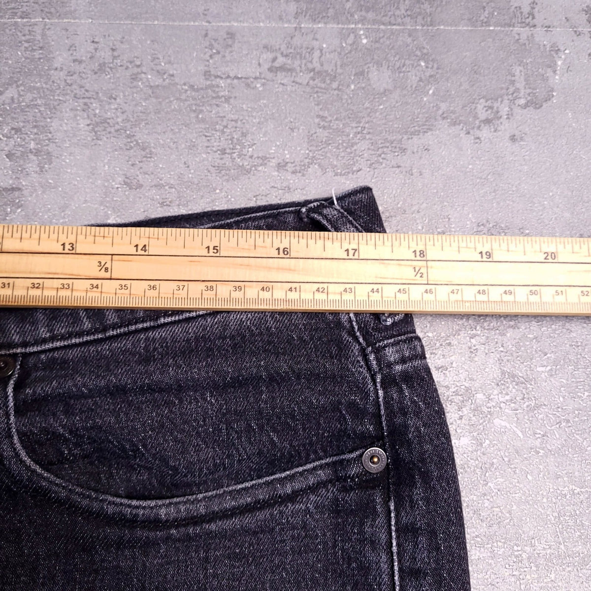 PS Paul Smith Jeans Mens 33L Black Denim Slim Fit Dark Wash Stretch