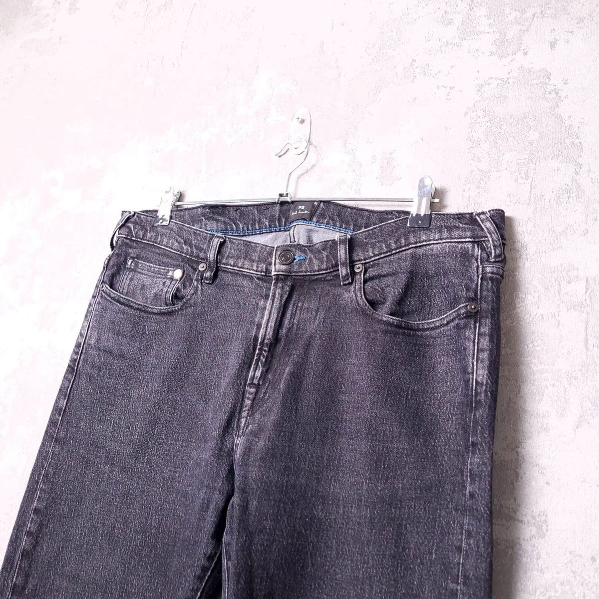PS Paul Smith Jeans Mens 33L Black Denim Slim Fit Dark Wash Stretch