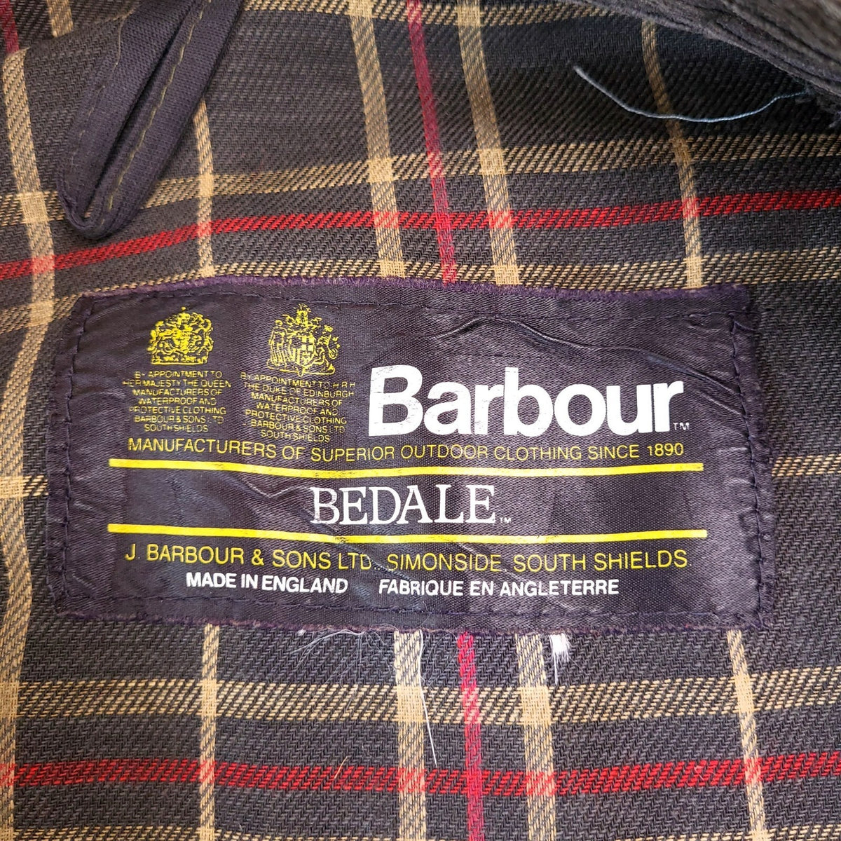 Barbour Wax Bedale Jacket Mens C48 Regular Olive Green Country Vintage
