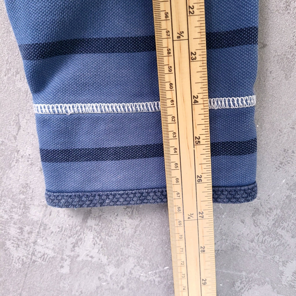 Fat Face Airlie Quarter Zip Jumper Mens 2XL XXL Blue Stripe Cotton