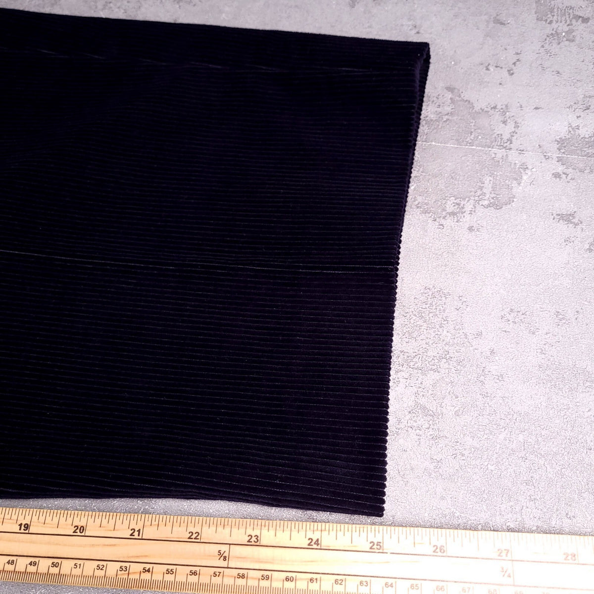 Mansize Casuals Corduroy Trousers Mens 52R Regular Fit Navy Cotton Blend Cords