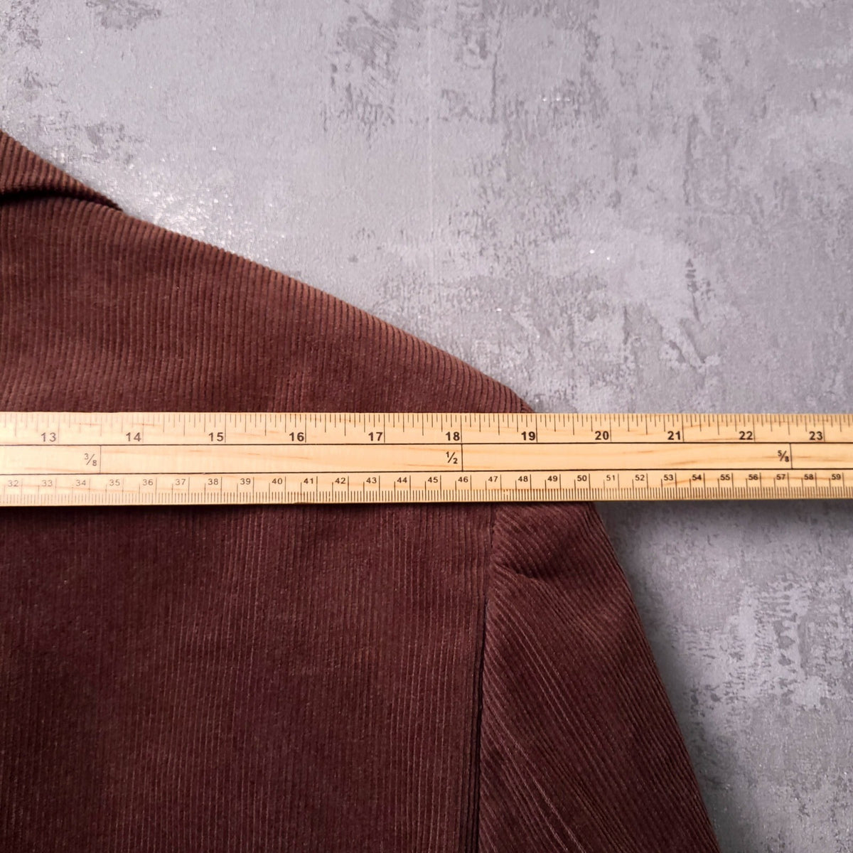 Samuel Windsor Corduroy Blazer Jacket Mens 40S Short Fit Brown Sport Coat