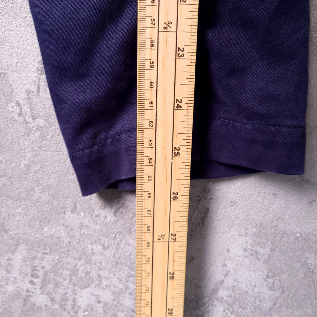 Sebago Blazer Jacket Mens 42 Regular Fit Navy Blue Sport Coat Cotton Chore