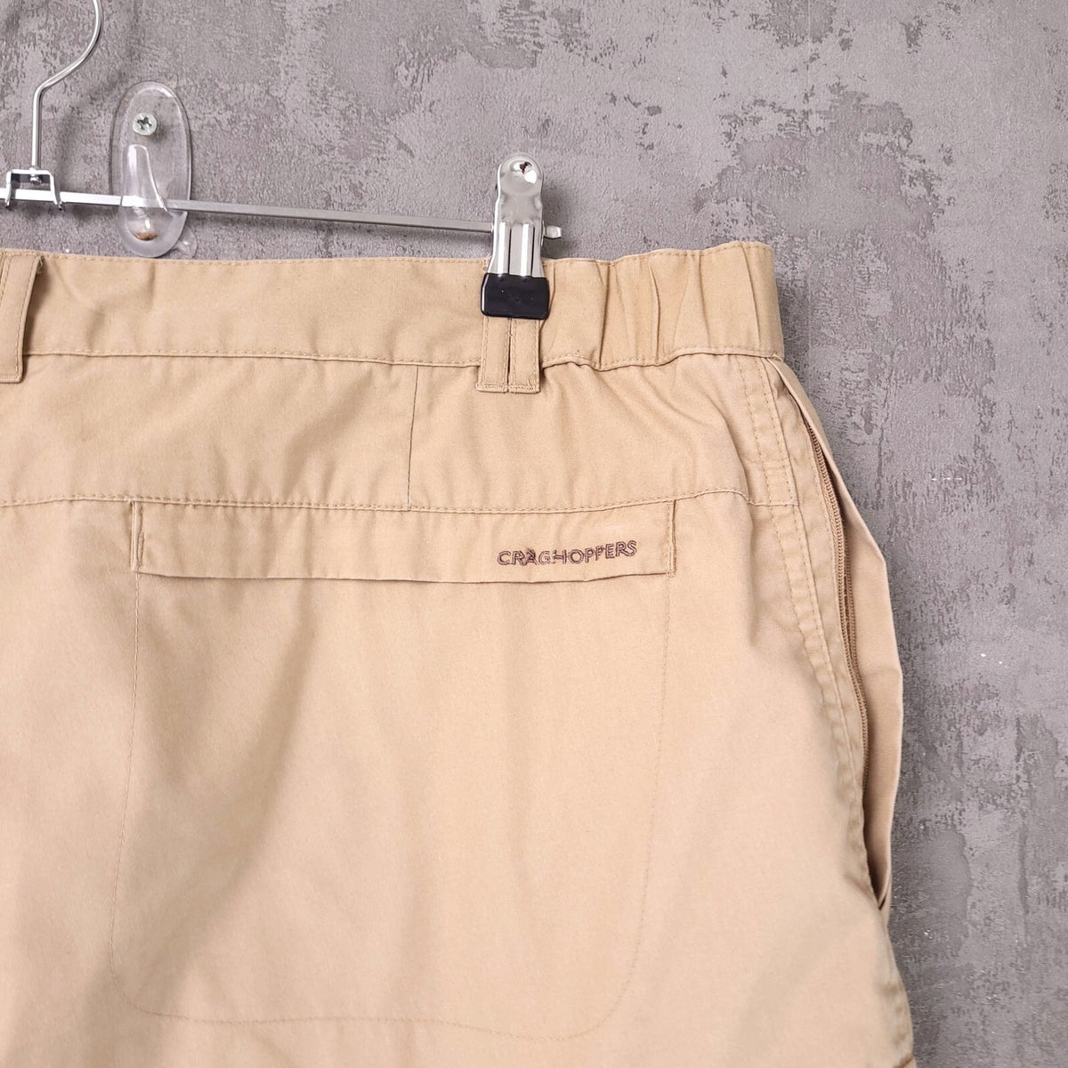 Craghoppers Walking Trousers Mens 38R Regular Fit Beige Cargo Pocket Outdoor