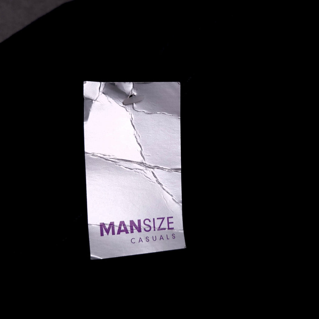 Mansize Casuals Corduroy Trousers Mens 52R Regular Fit Navy Cotton Blend Cords