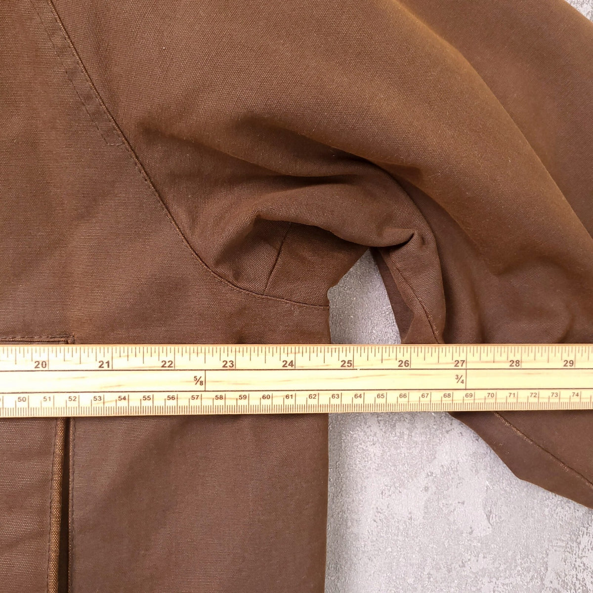 Brook Taverner Field Jacket Mens 42R Regular Brown Country Coat Leather Collar