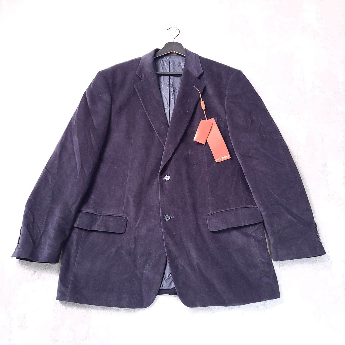 Marks & Spencer Soft Touch Blazer Jacket Mens 44R Reg Fit Navy Blue Sport Coat