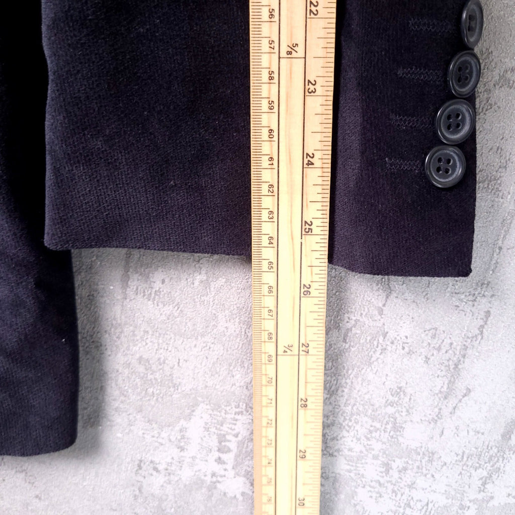 Marks & Spencer Soft Touch Blazer Jacket Mens 44R Reg Fit Navy Blue Sport Coat