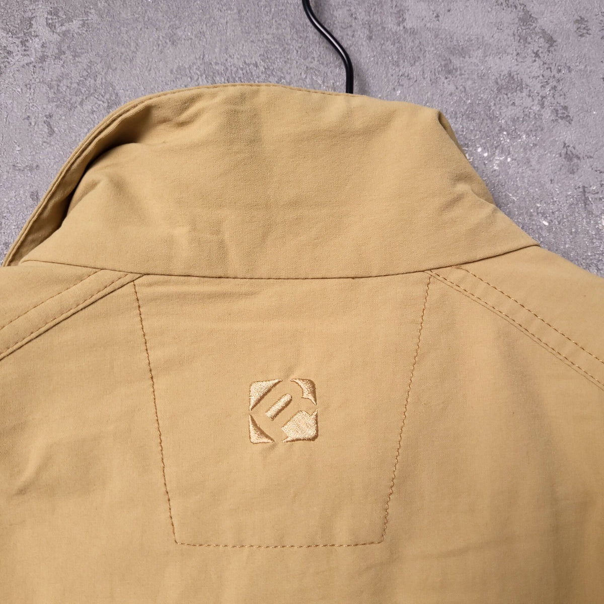 Rohan Crossborder Jacket Mens Small Tan Stretch Mesh Lined Windbreaker