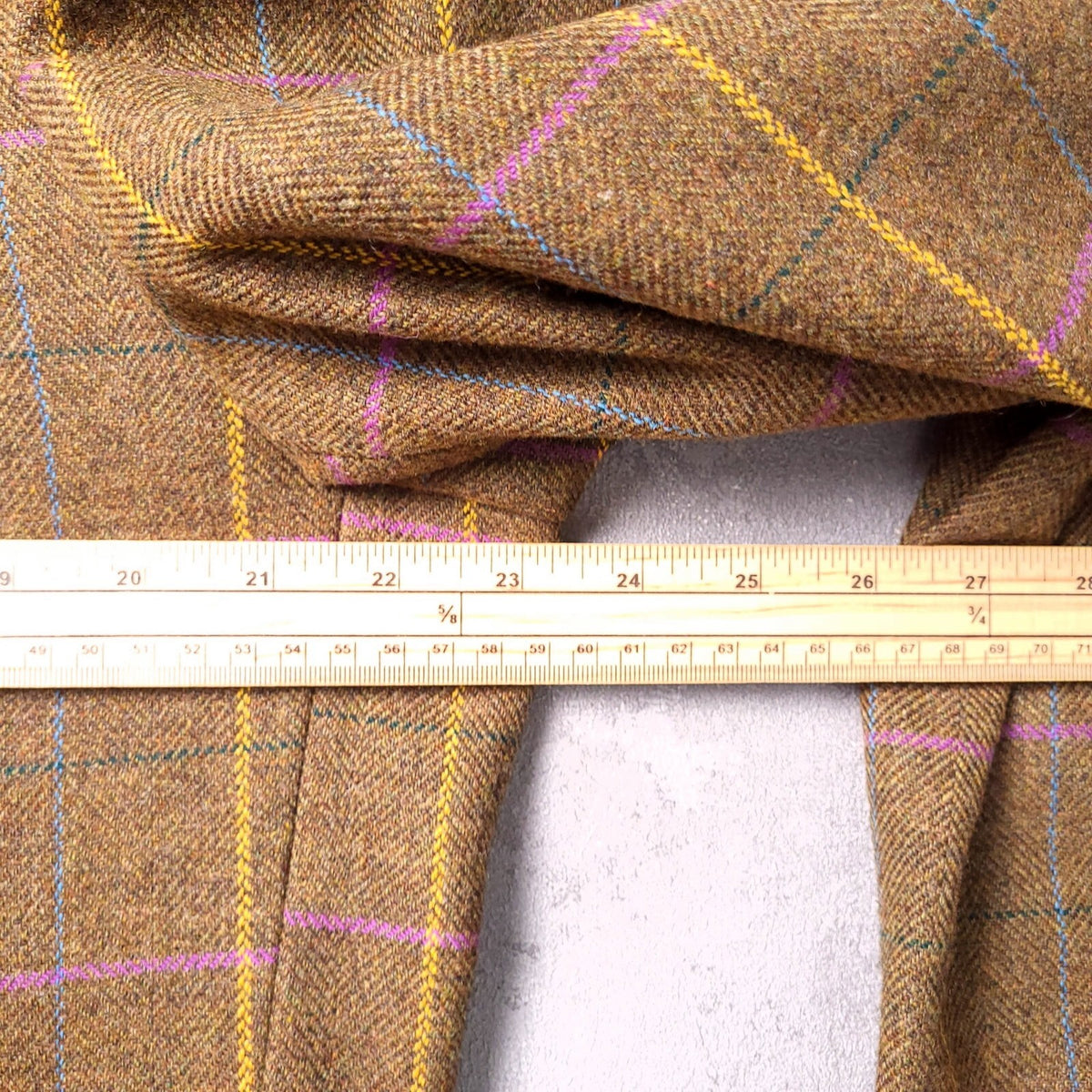 Brook Taverner Moon Tweed Blazer Jacket Mens 44R Brown Check Centenary Limited