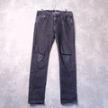 PS Paul Smith Jeans Mens 33L Black Denim Slim Fit Dark Wash Stretch
