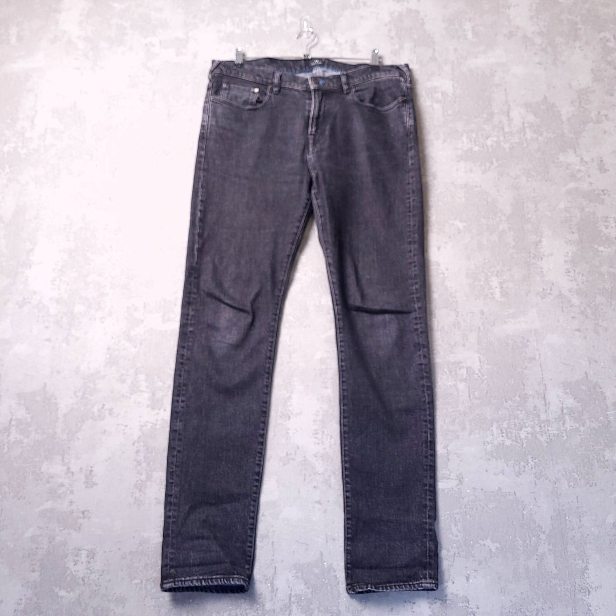 PS Paul Smith Jeans Mens 33L Black Denim Slim Fit Dark Wash Stretch