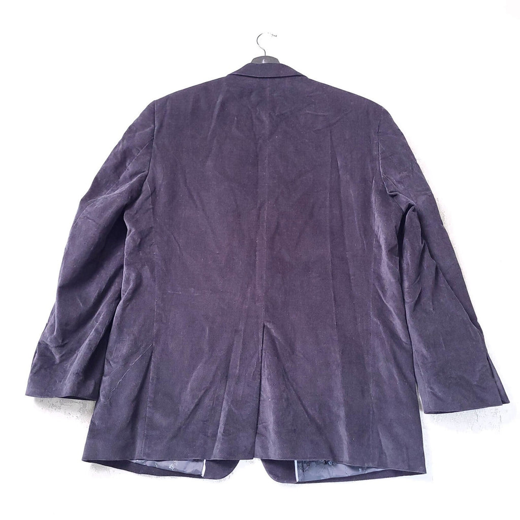 Marks & Spencer Soft Touch Blazer Jacket Mens 44R Reg Fit Navy Blue Sport Coat