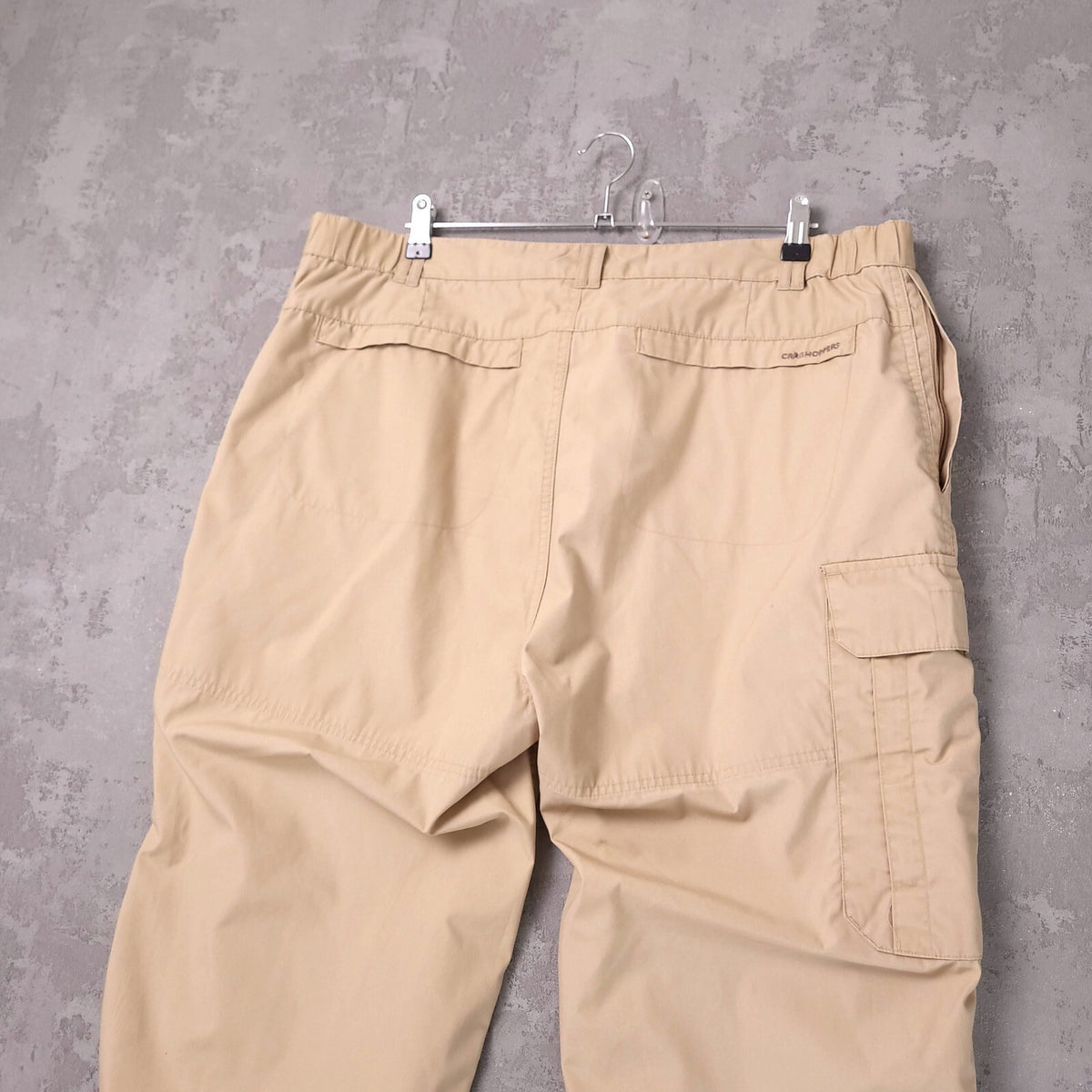 Craghoppers Walking Trousers Mens 38R Regular Fit Beige Cargo Pocket Outdoor
