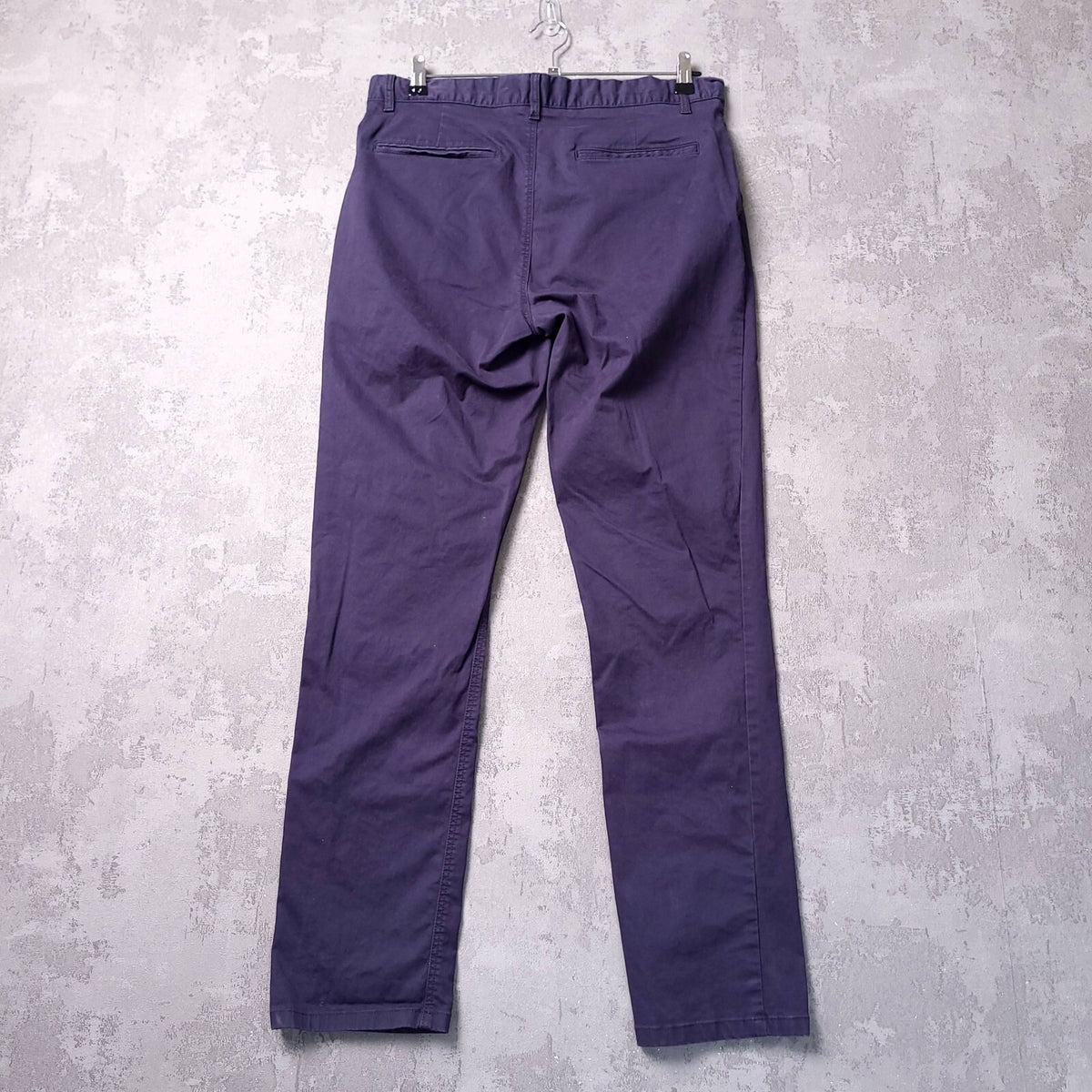 Fat Face Chinos Mens W34 L30 Navy Blue Reg Fit Trousers Cotton Stretch Heyshott